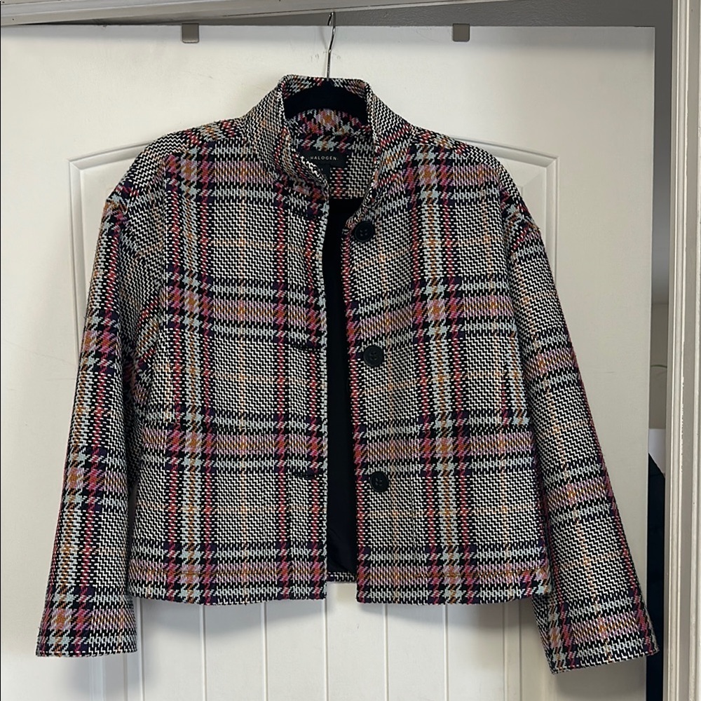 Halogen Plaid Jacket